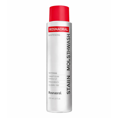 Advanced Stain-Lifting Whitening Mouthwash: Visible Debris Removal & Fresh Breath